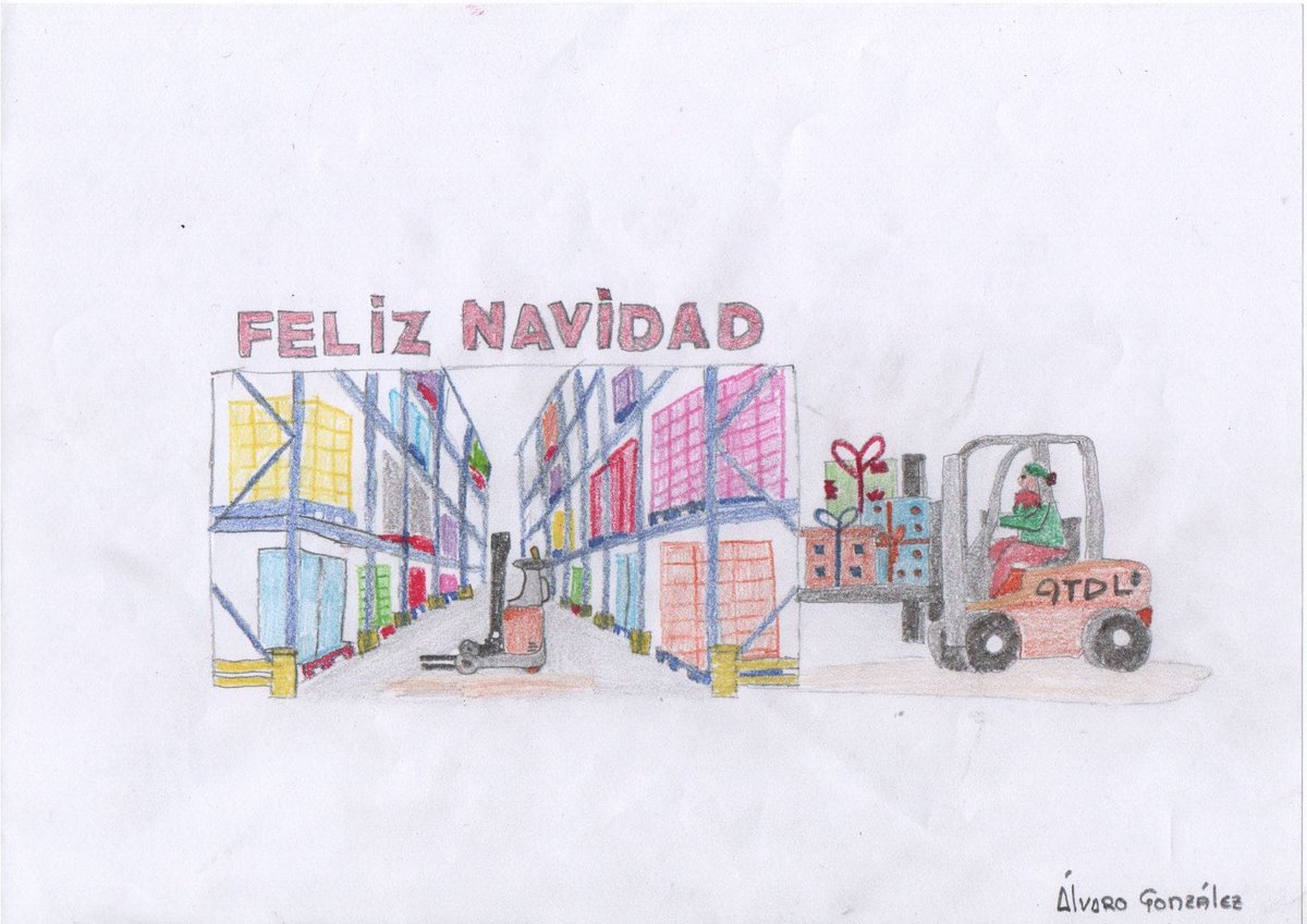 AtdlLogistica's tweet photo. 🎄 En ATDL celebramos la Navidad con la ilusión de los más pequeños.

En la IV edición de nuestro Concurso de Postales, la obra ganadora ha sido la de Álvaro ✨
Gracias a todos los peques y familias por compartir su magia con nosotros.

🎅 ¡Felices fiestas! ❤️🎁
#NavidadATDL https://t.co/hgbwtHpFBn