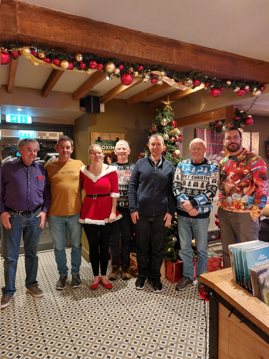 A very Merry Christmas meal was had by our members this evening with some festive jumpers taking place amongst textiles.