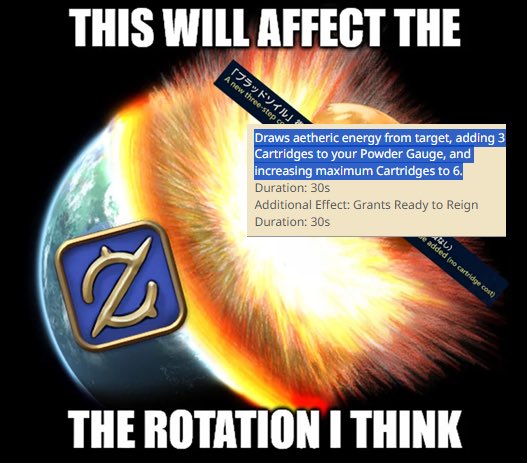 racawr's tweet image. Gunbreaker changes lookin’ spicy