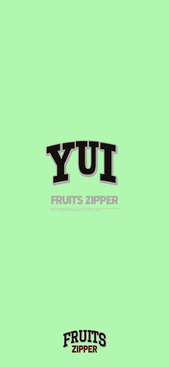 👕OSHI API壁紙第2️⃣弾】 OSHI APIシリーズの『ジップアップ