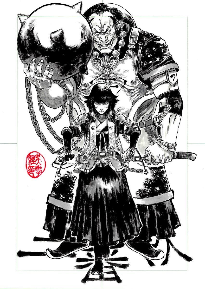 XiaoJingWu15's tweet image. Captain and lieutenant of the Second Division, Sui Feng and Marechiyo Omaeda.

#BLEACH #Suifeng #Omaeda #bleachfanart