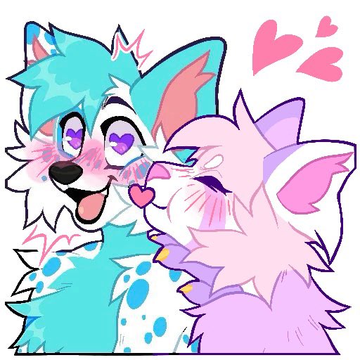 I love that my gay little animal can kiss my partner’s gay little animal even when we’re far apart. It’s silly but it helps!