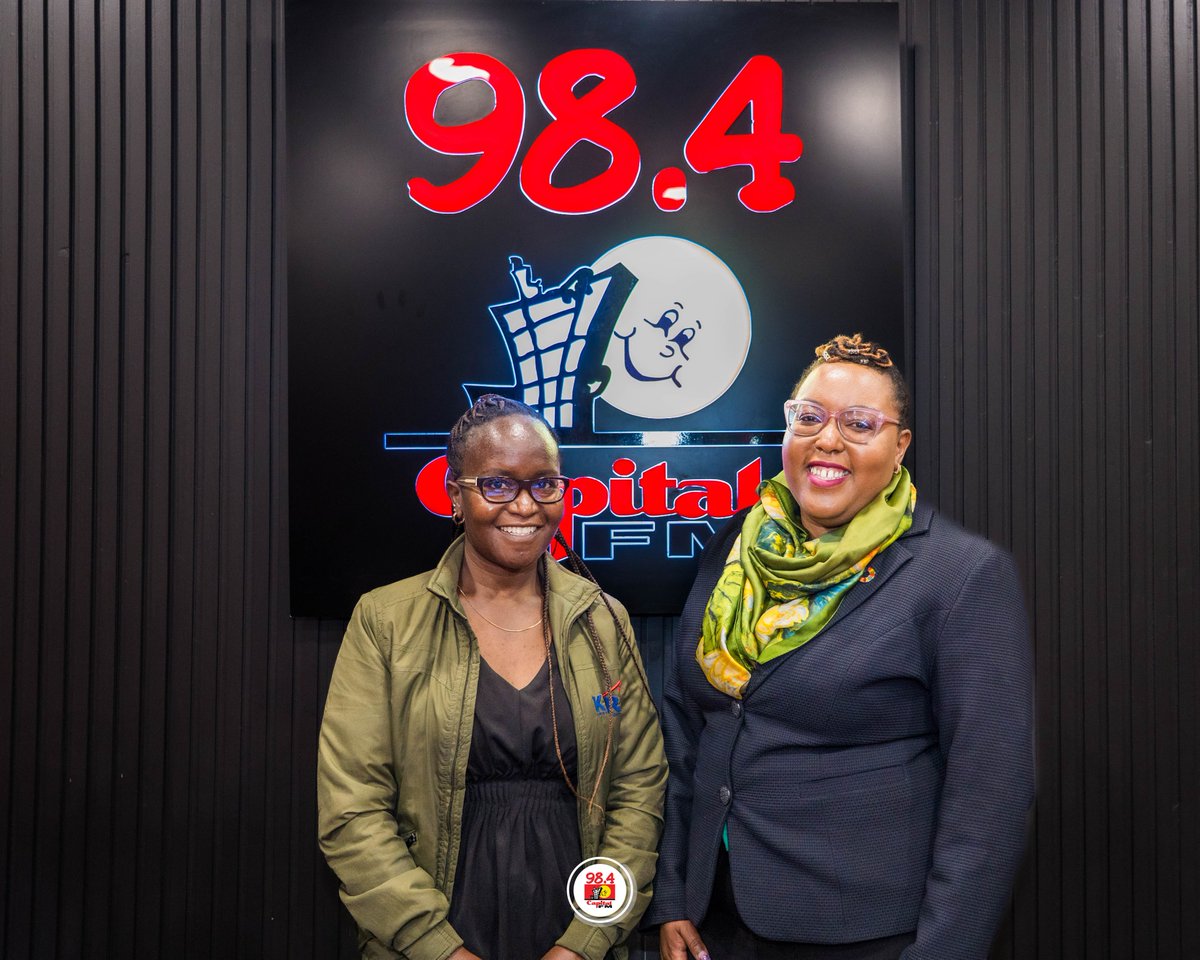 CapitalFMKenya's tweet image. This morning on Capital in the Morning with @ChikoLawi  &amp;amp; @blinkypenguin, we hosted Olive Gitau, Head of Internal Audit at @kmrc_co, for an insightful discussion on Home Ownership as a Safety Net for Kenyans as part of our #SafetyOfANation campaign.

After the show, Olive met our…