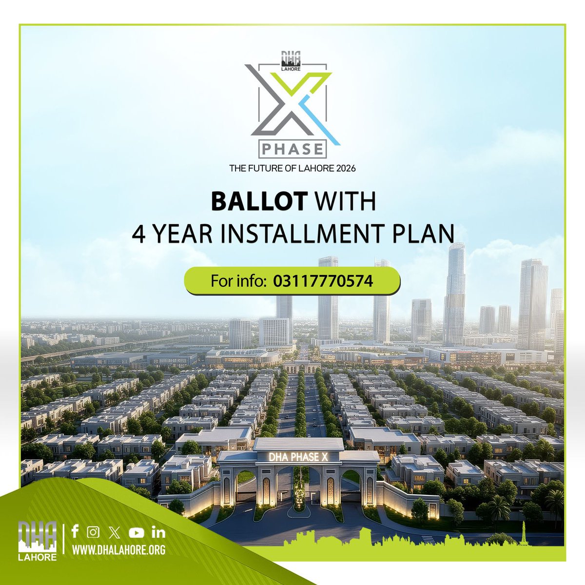 Phase X Ballot with a 4-year installment plan.
A historic opportunity awaits you !