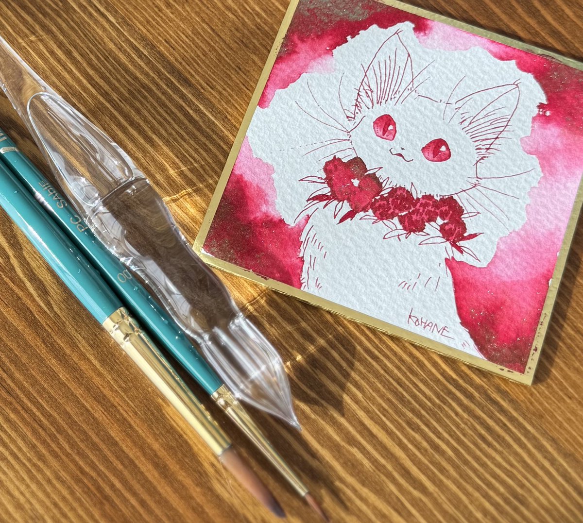 ガラス工房aun マーブル あかね色の空 ガラス工房aun マーブル あかね