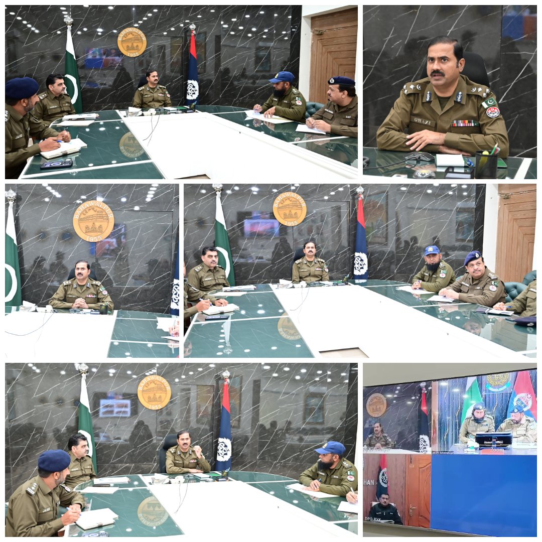 آر پی او بہاولپور غازی محمد صلاح الدین (پی پی ایم) کی زیرِ صدارت اہم اجلاس۔ایجنڈا:دھند کے دوران ٹریفک حادثات،سکول اوقات میں ٹریفک پولیس کی تعیناتی،غیر نمونہ نمبر پلیٹس،خطرناک یو ٹرنز،بند سگنلز اور اورلوڈنگ۔
انسانی جان کا تحفظ اولین ترجیح، قانون سب کے لیے برابر ہے۔آرپی او۔#Police