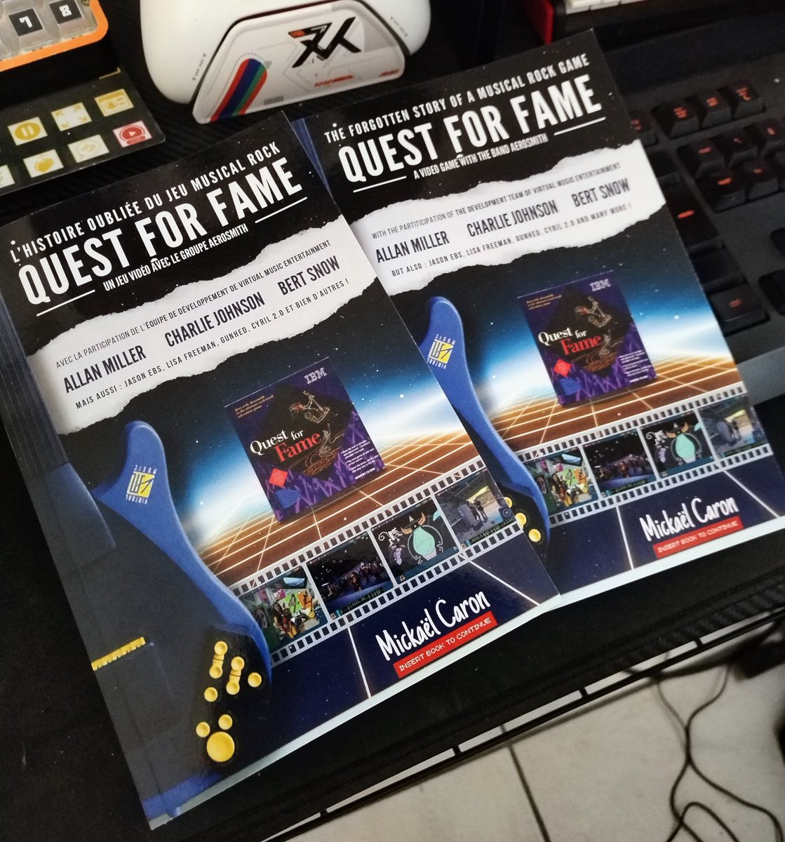 Mon livre sur Quest for Fame est maintenant disponible en français et en anglais ! #Noel #Livre #Auteur #Retrogaming

Version FR : amzn.eu/d/7Kc40E0
Version US : a.co/d/cILa5Xf