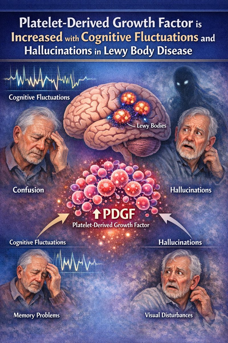 ParkinsonismD's tweet photo. Platelet-derived growth factor is increased with cognitive fluctuations and hallucinations in Lewy Body disease
#PDGF #LBD #Lewybody #hallucinations #cognition 

Read this interesting full article in PRD….
@PRDAssociation 

*pic ChatGPT

Log in :

https://t.co/U1IY7nNcsF https://t.co/3sBJZRUtza
