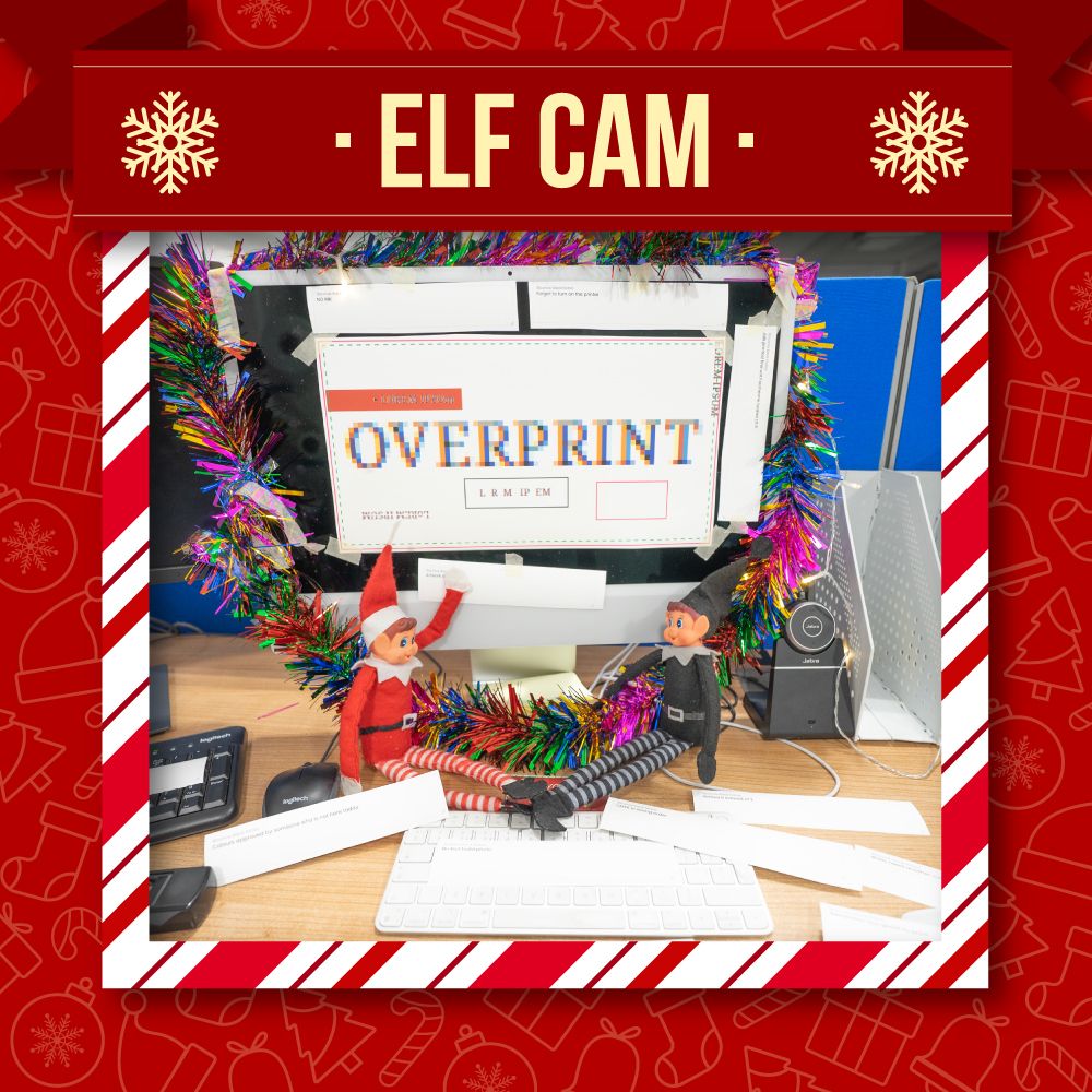 🔴 Elf cam 🔴

The elves have gotten up to more mischief over night &amp; have planted themselves on the Fabric team's desk. It looks like they've got the Graphic Team's back &amp; have given the print team bounce backs instead!

xldisplays.co.uk

#xldisplays
