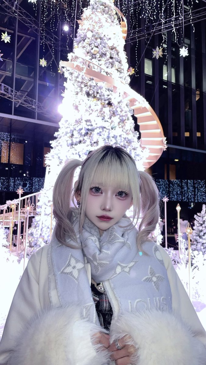 りおなとツリー最強の映えなのかも