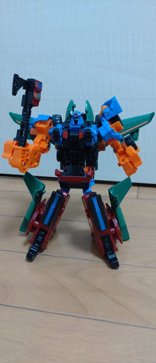 トボットVのキングフォートラン・ミニ！4つのビークルがロボに合体する