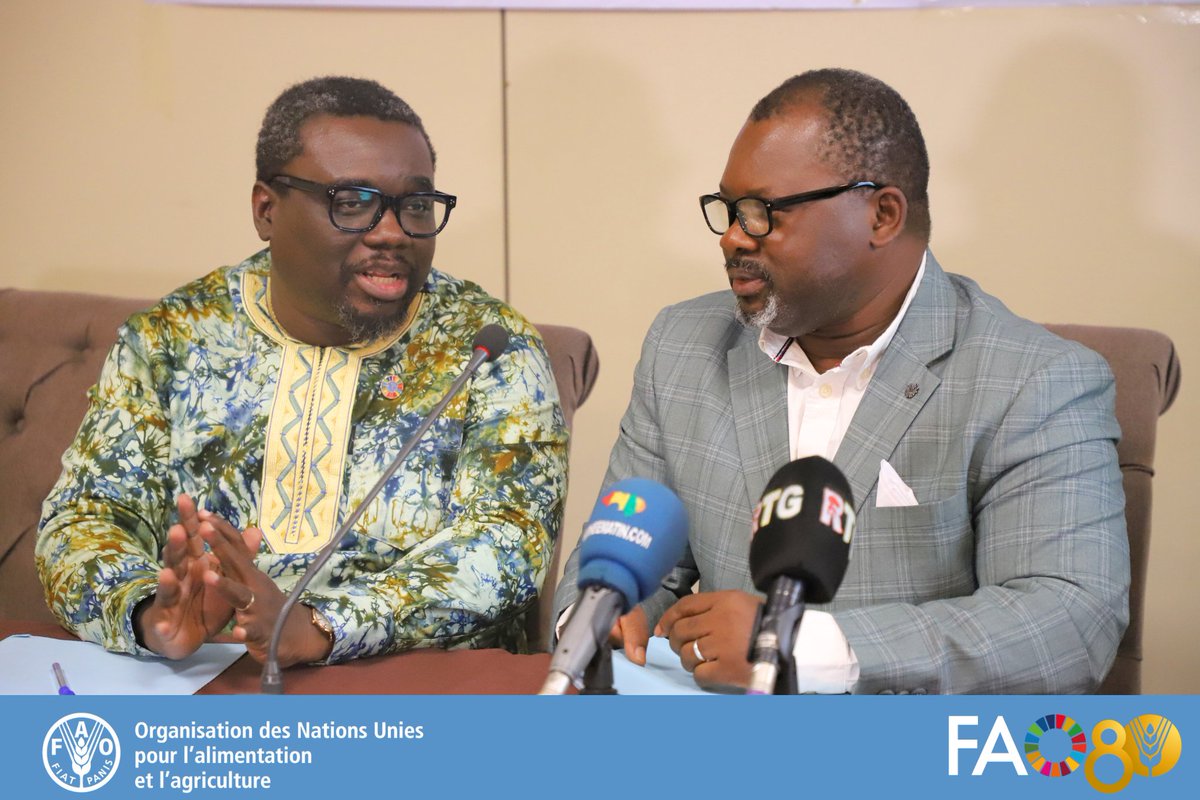 FAOGuinee's tweet photo. #FAOGN &amp; Gouvernement guinéen ont lancé le Cadre de Programmation Pays #24_28, feuille de route pour renforcer 
💚Gouvernance &amp; transformation des systèmes agroalimentaires
💚Production durable &amp; gestion des ressources naturelles
💚Résilience &amp; protection sociale en milieu rural https://t.co/7cHvhmNZFG