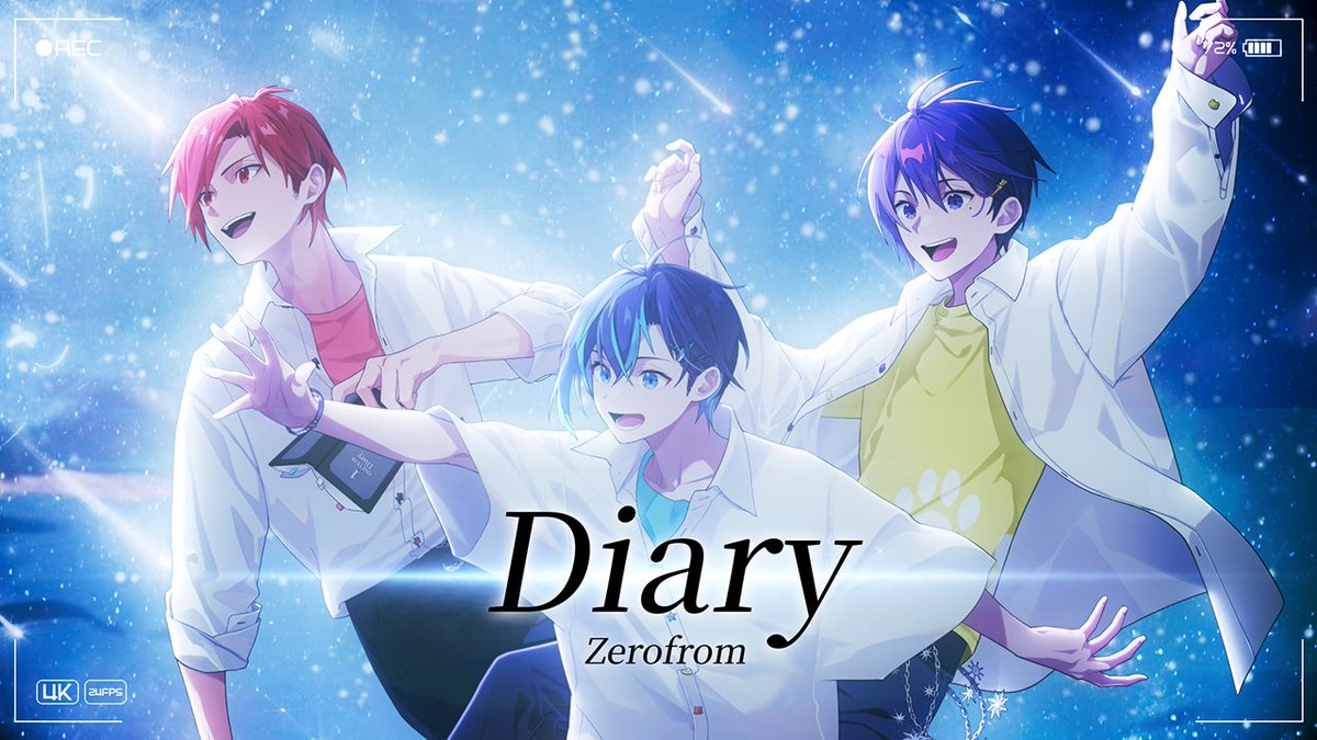 ／
Zerofrom 1st Single CD『リジェネ / Diary』
いよいよ明日12/17（水）に発売‼️
さらに✨同日20時『Diary』のMV公開決定💫✨
＼

12月17日(水)発売の1stシングル『リジェネ / Diary』の公開記念といたしまして
『Diary』のMVが公開決定しました💫✨