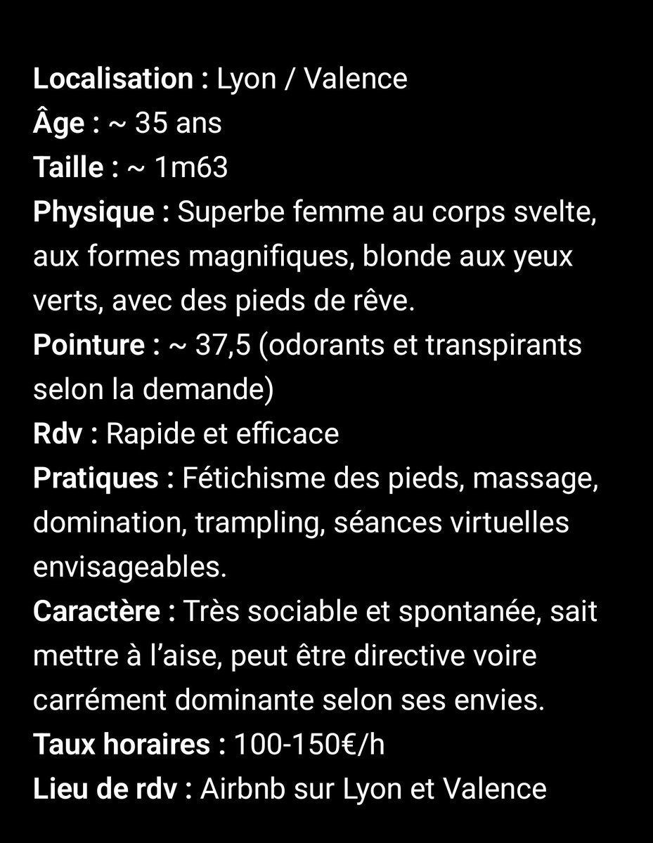 ReviewSlaveLyon's tweet photo. Et voici ma review d'une séance réalisée en trio, au début du mois avec : 

@Pieds_gourmands et une amie à elle!

La review dans les photos ci-dessous 

#dominalyon
#feetworshi̇p
#feetfetısh
#trampling
#ballbusting
#domina
#socksfetish
#footslave
#facesitting https://t.co/jqlTQm6X9B