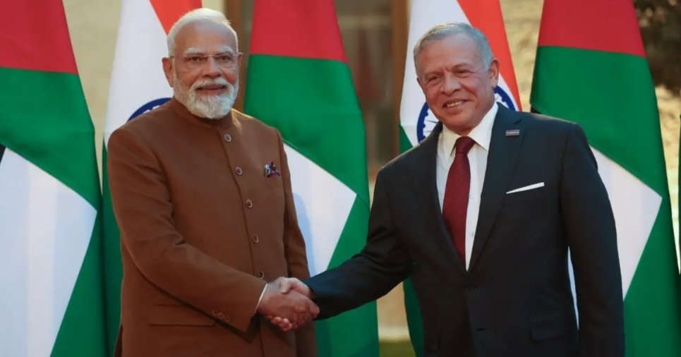 chakusameer's tweet photo. @narendramodi Historic visit! PM @narendramodi's trip to Jordan marks 75 years of diplomacy. Strengthened ties with King Abdullah II in renewables, water, digital, culture & more. New avenues for progress! #ModiInJordan #IndiaJordanFriendship https://t.co/K5P9kxw3mR