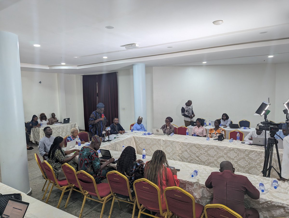 #HAPPENING NOW ❗️ (HYBRID)

L📢 Post-COP30 #National Consultative Dialogue &amp; AGM – CSDEVNET

Theme: Advancing Nigeria’s NDC 3.0 for Effective Implementation

🗓 Today, 16 Dec 2025 | ⏰ 10:00am

📍 Abuja, Nigeria | 🌐 Zoom

🔗 Meeting ID: 527 606 3720 | Passcode: CSDevNet