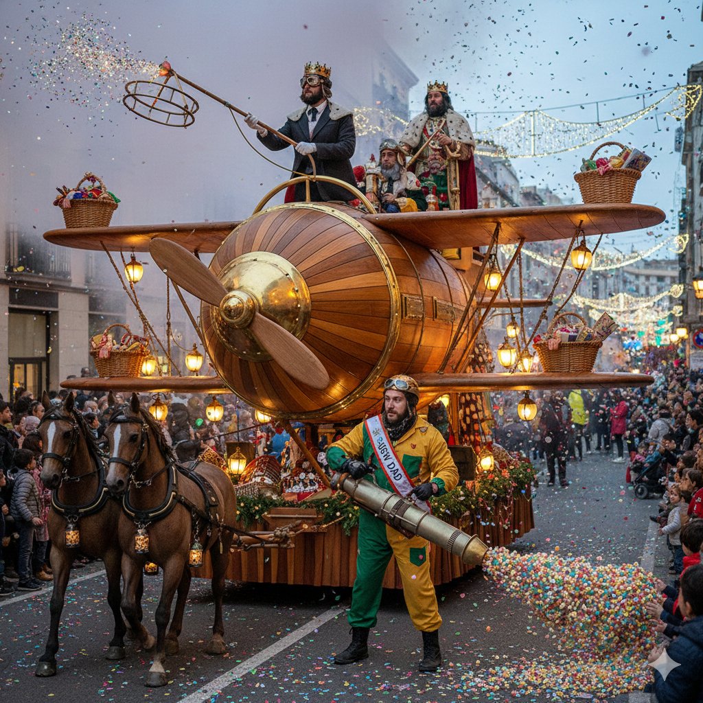 🔴 BRIKIN NIUS 🔴
Ya está lista nuestra carroza para la cabalgata de Reyes. Fumigaremos caramelos adoctrinantes para los más pequeños.