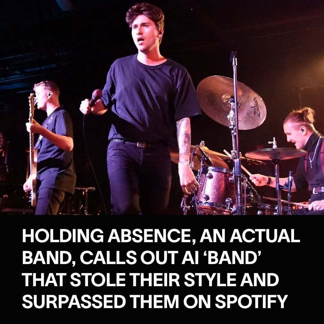 grillfuck's tweet image. neznámá kapela co dělá generickou hudbu se čertí, že ai dělá podobnou generickou hudbu