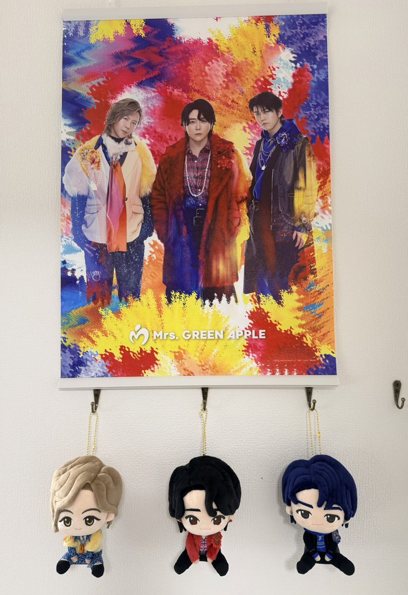 ミセスのいちばんくじ、タペストリー1発でGETしたよ🍏💚 A賞2回当たっ