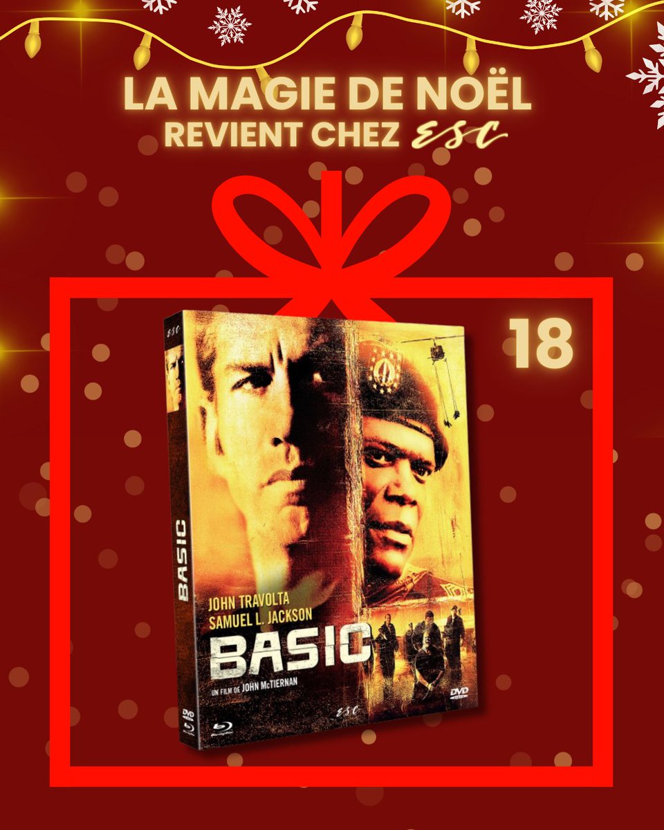 🎁 Aujourd'hui on vous fait gagner un COMBO DVD + BLU-RAY de BASIC !

Pour participer :

❤️ Like + RT
  
🚨 Abonnez vous à <a href="/ESC_Films_/">ESC Films</a> 

🍿 Et identifiez la personne avec qui vous voudriez voir ou revoir le film !

#CONCOURS #JEUCONCOURS

📆 Tirage au sort demain !
