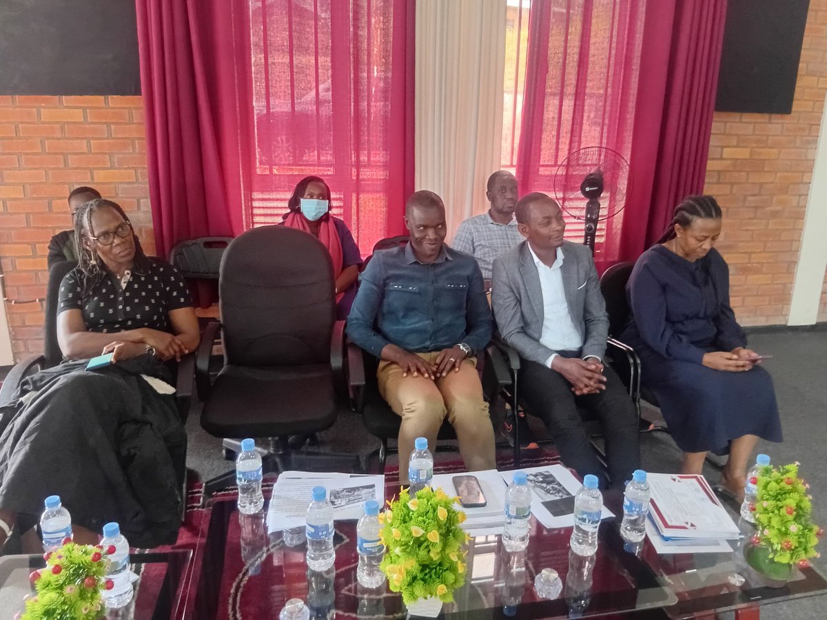 #HappeningNow ! 
Our #CEO together with <a href="/Niyomwungeri_H/">Hildebrand Niyomwungeri</a> , #mayor of #NyamagabeDistrict are  participating into #graduation #ceremonies of 59 #trainees enrolled into #women #development #Program with #tailoring training, the program is initiated by <a href="/AfricaNewLifeRW/">Africa New Life</a> , <a href="/Nyamagabe/">Nyamagabe District</a>