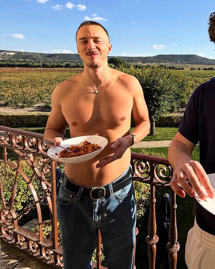 Drew Starkey in Spain recently!