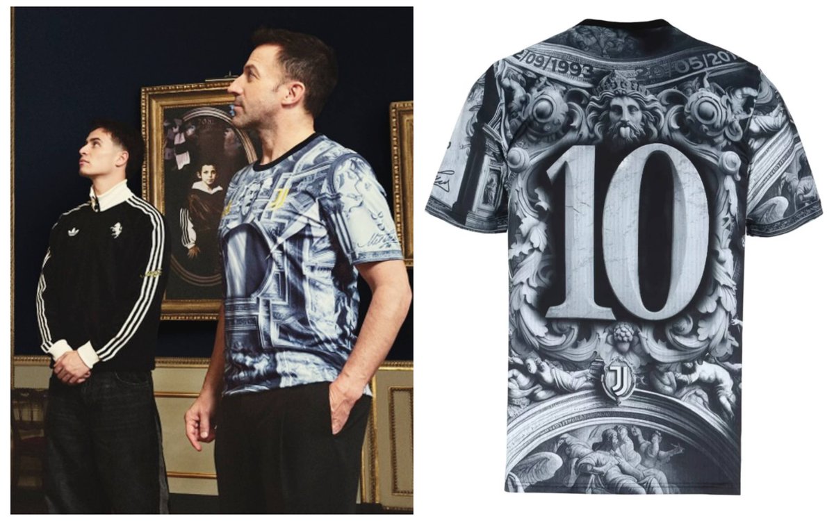 All'insegna dell'arte e del 10, come dimostrano le presenze di Kenan #Yildiz e Cristiana #Girelli accanto ad Alex #DelPiero!
Così la #Juventus lancia la #ADPcollection, i cui pezzi (maglia-arte prematch e kit abbigliamento) vi avevamo anticipato nei giorni scorsi! 🤍🖤 #JuJersey