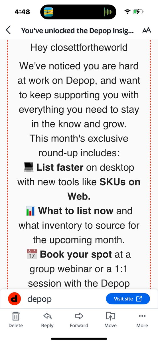 loveartcreation's tweet photo. @askdepop Month after. @askdepop
I’ve consistently provided feedback on how Depop can grow in markets like Canada 🇨🇦, yet sellers here face unnecessary restrictions that stall momentum.

Growth doesn’t happen by silencing the people building the marketplace. https://t.co/0ShXk4qUK2