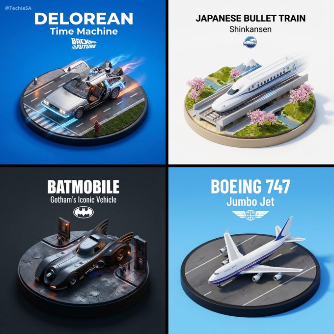 3D Vehicles by NANO BANANA PRO on @itsPolloAI 

Prompt