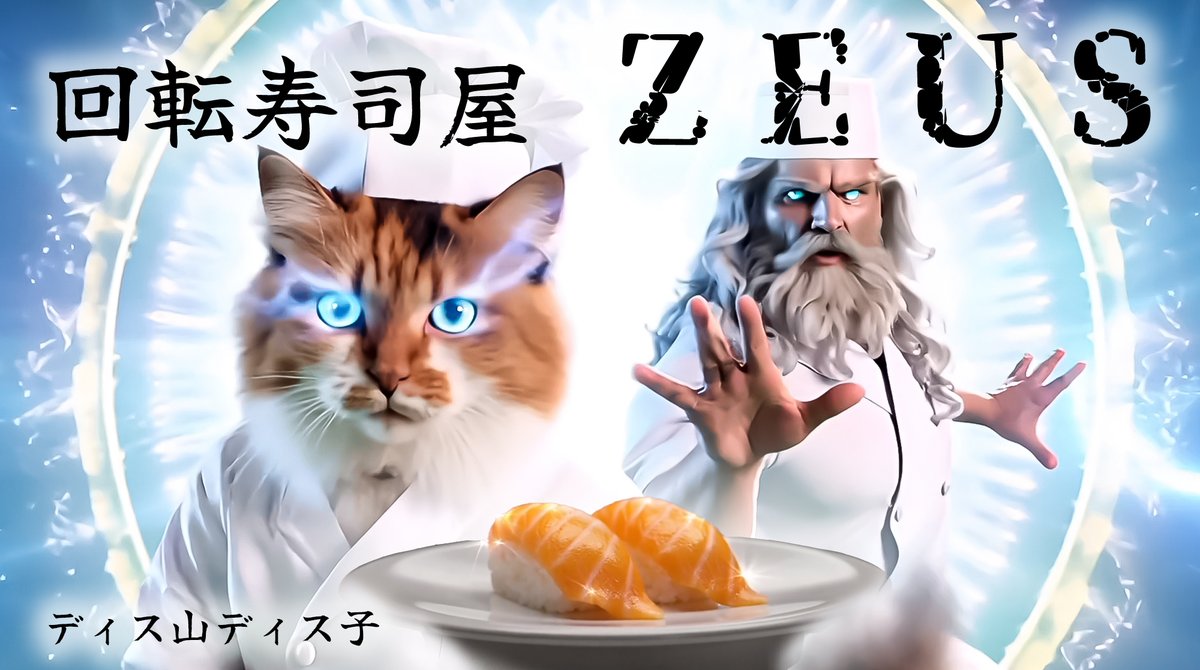 回転寿司屋ZEUS！！ついに本日12/16 20:00開店！！ みんなッ食べに来て