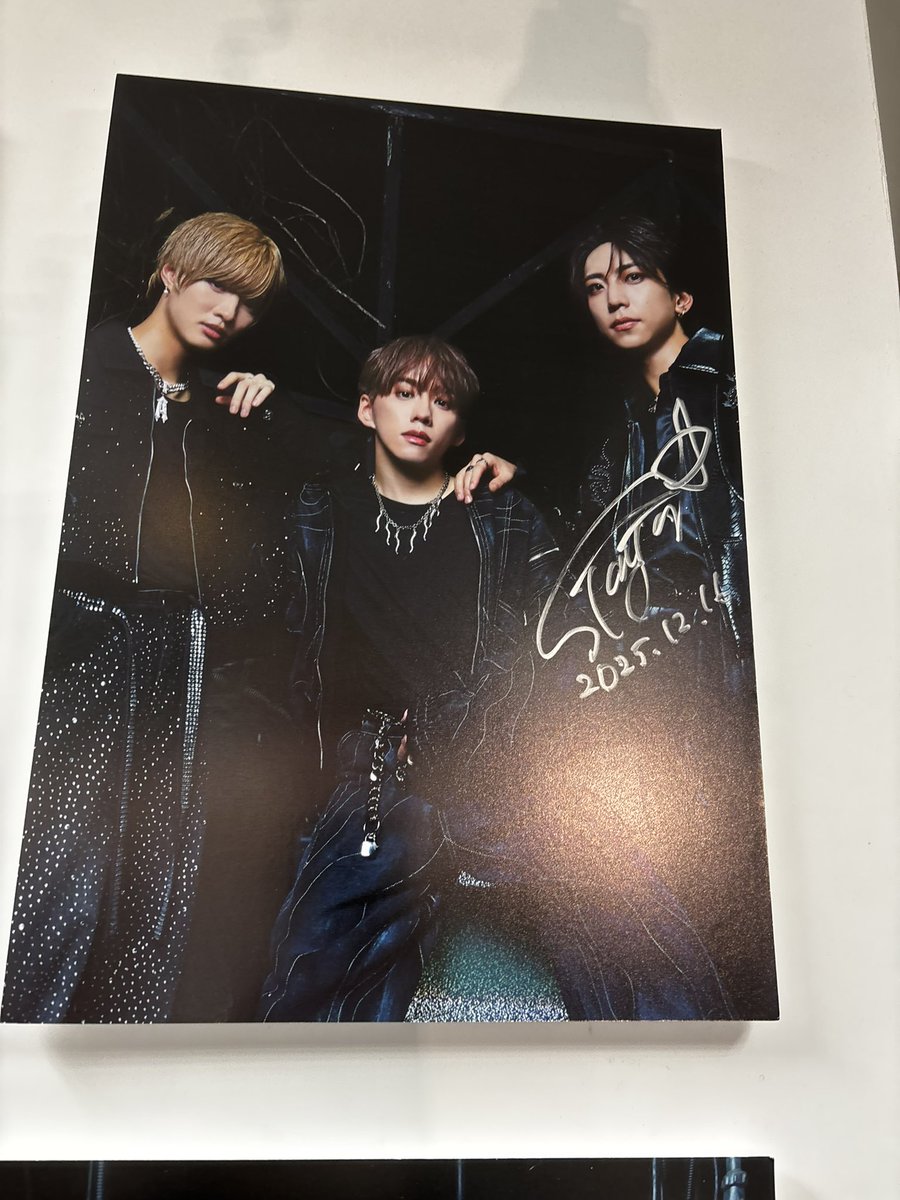 がちゃんのサイン✍️② 📍タワーレコード近鉄パッセ店 #染め散らかせ