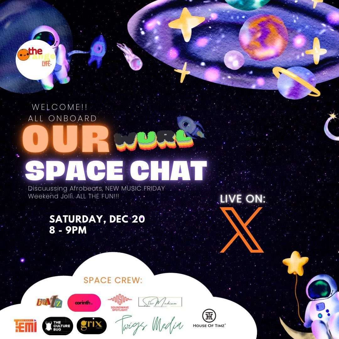 soundwavespot's tweet photo. 🚨We’re opening the mic 🎙️
Welcome to OUR WORLD, where new music, emerging artists, and real industry conversations collide.
Pull up.

📆 Saturday, December 20th
⏰ 8:00 GMT +1 

#OurWorld #MusicDiscovery #EmergingArtists #NewMusicAlert #AandR #MusicSpaces #ArtistCommunity https://t.co/6CYLxyiSWN
