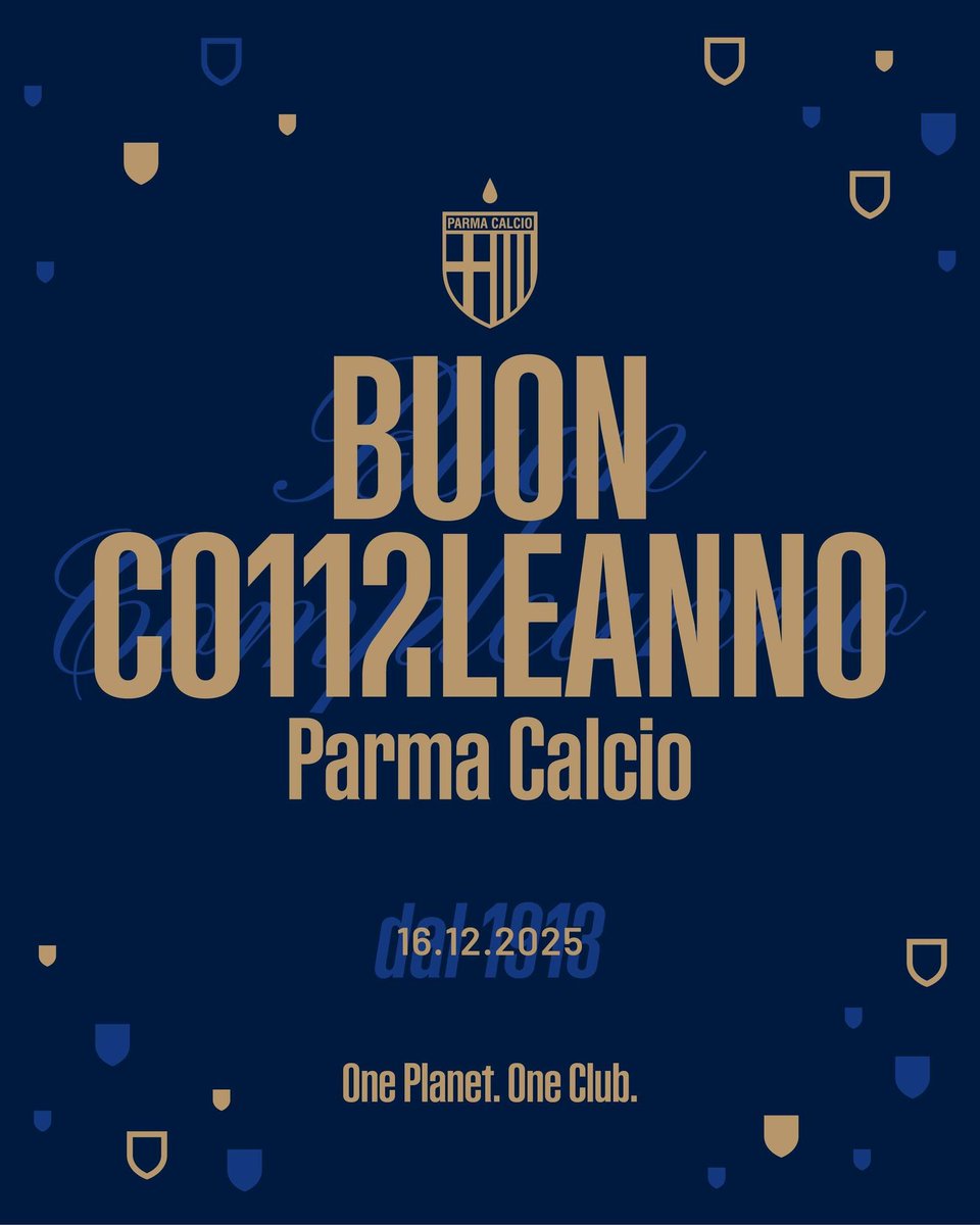 Happy birthday, Parma Calcio!  💛💙