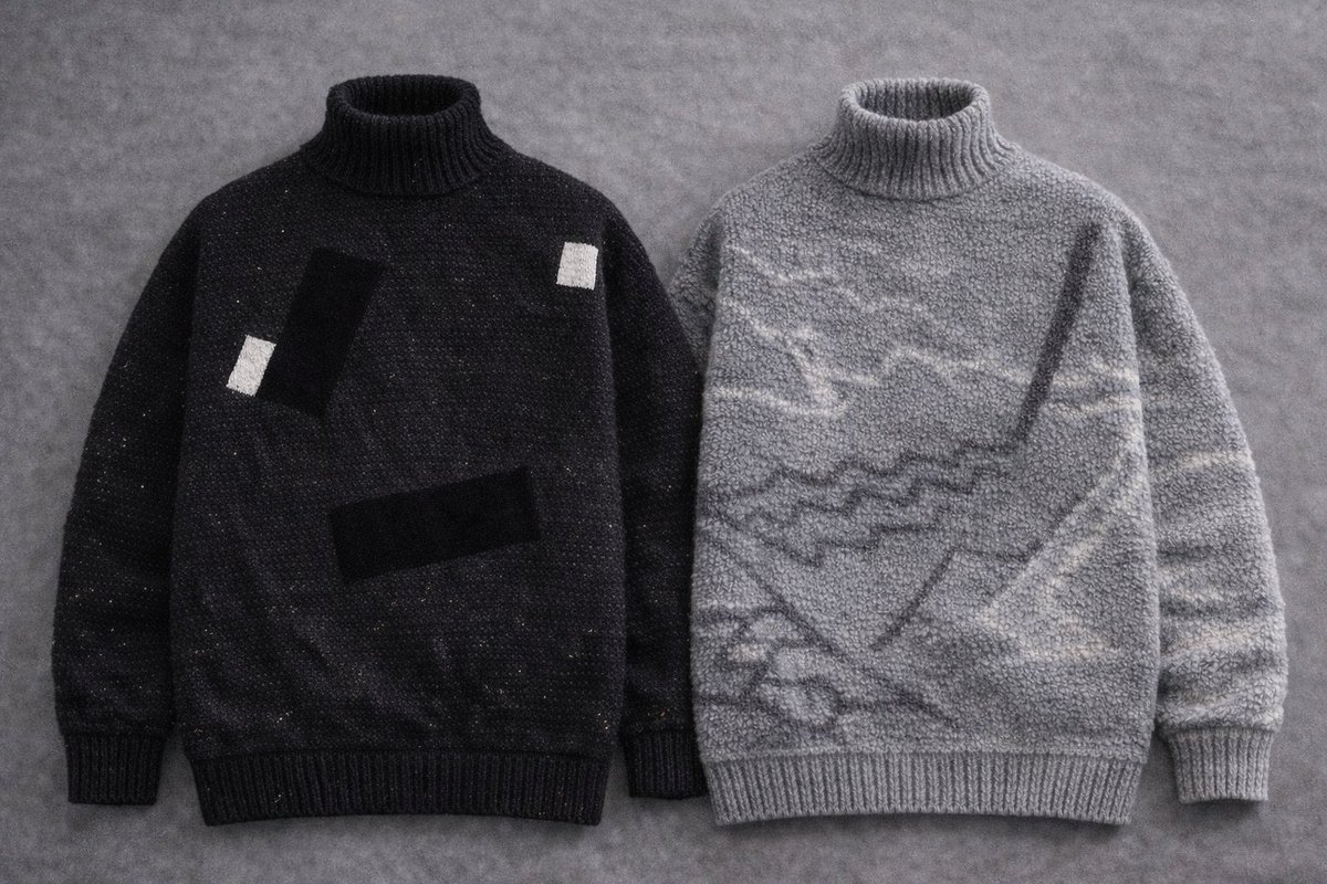 今年も着たいセーターがなく1着も持っていない状態が続いている。こういうのがあれば買うのにというセーターをAIに作ってもらった。このまま画面から取り出して着たい。好きなセーターが無くて本当に困っている。