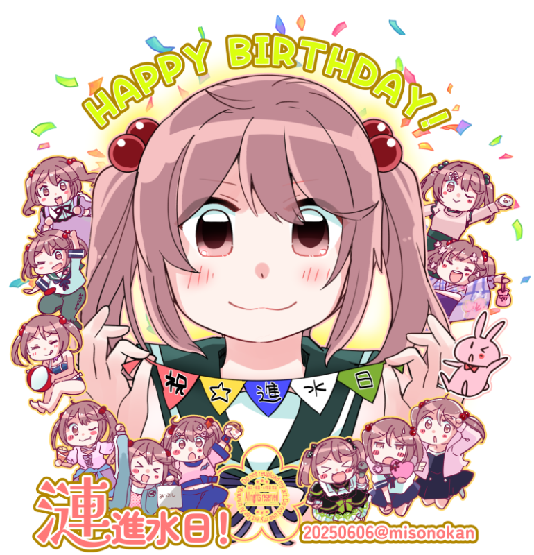 漣(艦これ) 「#伸びた伸びないは置いといて2025年自身が思う力作 やっぱこれかな」|みその🍥休憩中🐰🍓🌸のイラスト