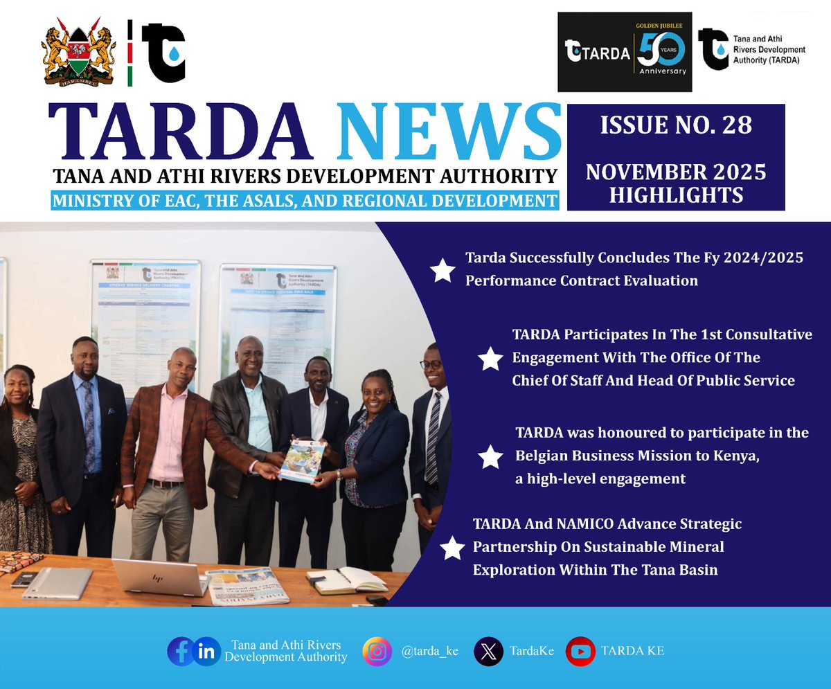 Tana and Athi Rivers Development Authority (TARDA) tweet media