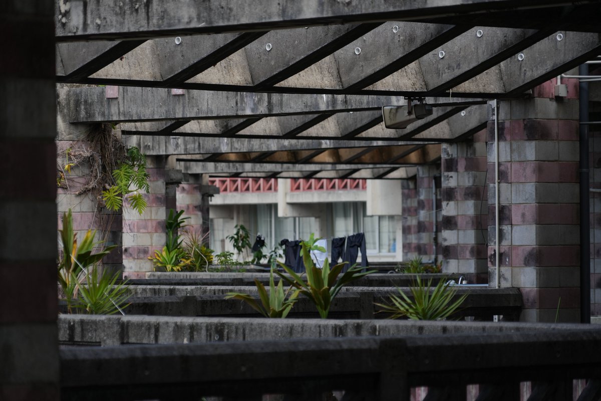 tensorcore's tweet image. Nago City Hall in Okinawa. I love the architecture. It feels somewhat brutalist to me.