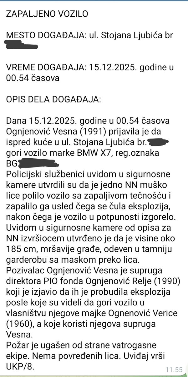 Zašto <a href="/policijasrbije/">Policija Srbije</a> ne obavesti javnost o ovome događaju?

Evo ja sam se baš potresao!

U kakvoj zemlji živimo kada je moguće da se ovako nešto desi direktoru PIO fonda i njegovim bližnjima?

👇👇👇