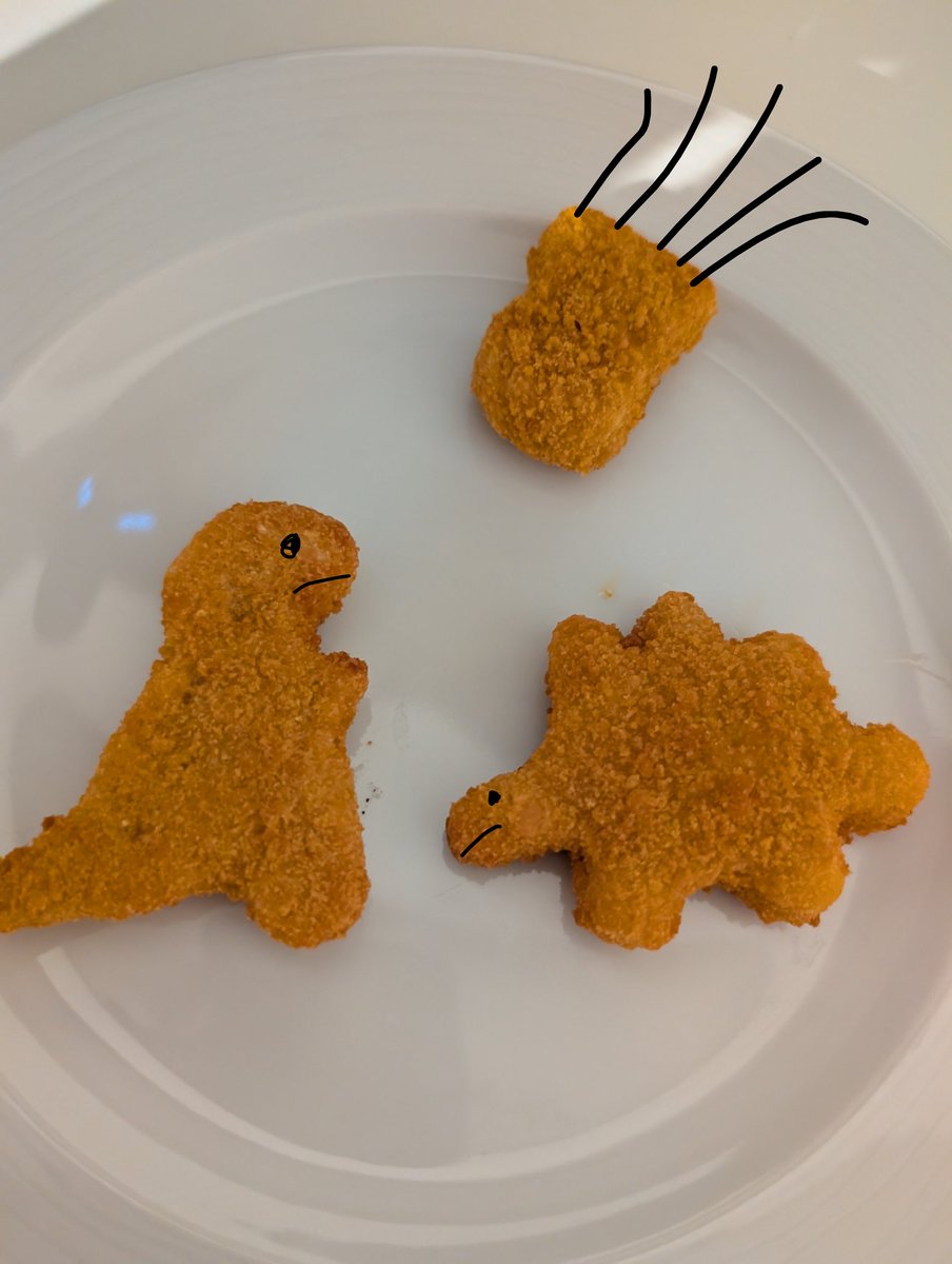 Vegan Dino Nuggets! Und dazu sogar noch... hmm...