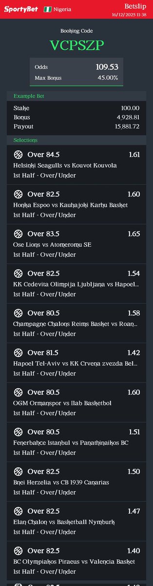 nellibet's tweet photo. Hey check out the bet I just placed on Sportybet! https://t.co/1wqlA2RRTO https://t.co/0ECyMoGMGm