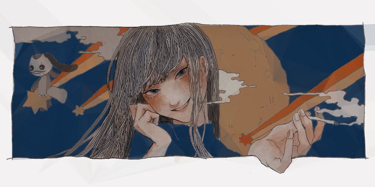 f5_fjg's tweet photo. 昔のアナログ絵 https://t.co/IPvp0EVIz1