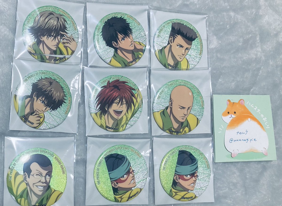 テニプリ 新テニスの王子様 シャイニー缶バッジ 四天宝寺 譲:白石