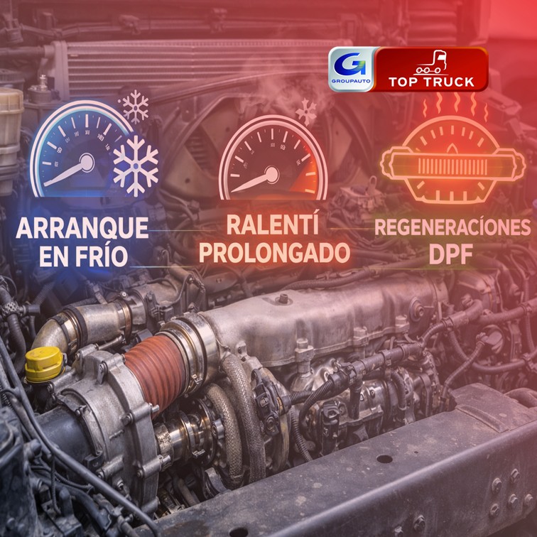 Qué desgasta antes un motor: arranques en frío, ralentí prolongado o regeneraciones🔧

❄️Arranques en frío
El aceite no presenta viscosidad óptima🛢️

⏱️Ralentí prolongado
Combustión incompleta🌫️

🔥Regeneraciones
Se elevan las temperaturas de escape🌡️

➡️ tinyurl.com/kbn2jju4