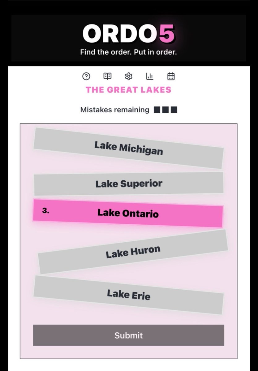 ORDOFive's tweet image. Morning brain teaser 🌊
The Great Lakes puzzle is live.
Think you know your lakes? Prove it.
ordo5.com
#ORDO5 #GreatLakes #Geography #DailyPuzzle #PuzzleGame