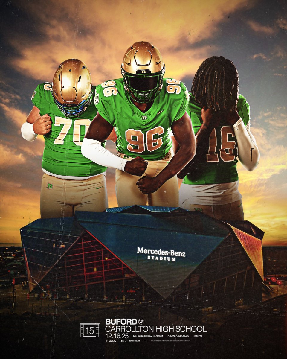 THE STAGE. THE LIGHTS. THE MOMENT. 🏟️

vs. Carrollton // 8:00 pm // Atlanta, GA

#Gloryland | #AppEra