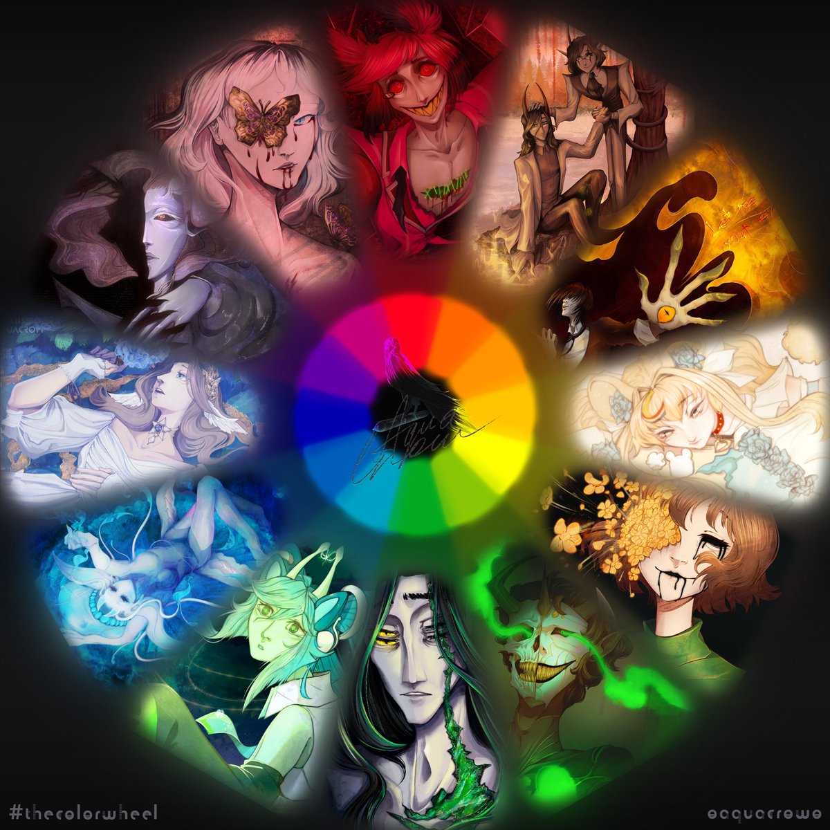 oaquacrowo's tweet photo. Trying to Become a Popular Artist, Day 58😝
Less than a year later, I decided to try making a colorful wheel like this one
It looks cool, although the green/yellow ones were a bit tricky, but it turned out pretty owo
#artmoots #moots #smallartist #thecolorwheel https://t.co/YNsUCajJcb