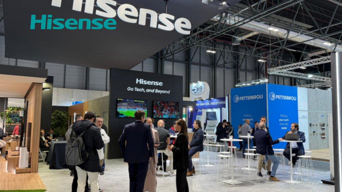 Hisense arrasó en #CyR25. Presentó sus soluciones de clima y refrigeración que marcan el futuro: más eficiencia energética, confort total y sostenibilidad. ¡Avances tecnológicos para edificios más inteligentes! 💡

#Hisense #Climatización #EficienciaEnergética #RodriguezValero