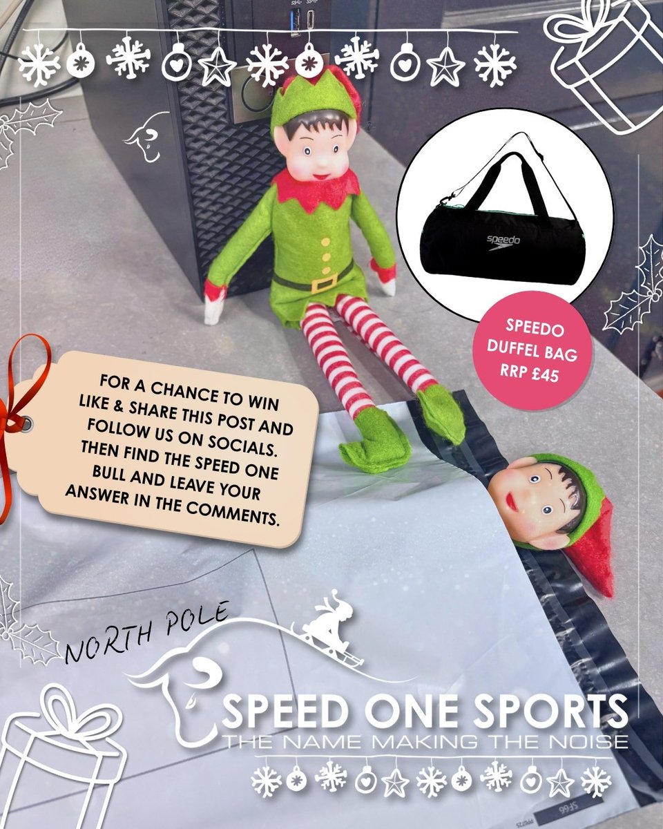 🎁 TODAY’S CHRISTMAS COMPETITION 🎁

You could WIN a Speedo Duffel Bag worth £45

To enter:

1️⃣ Like &amp; share this post

2️⃣ Follow us on socials

3️⃣ Find the small bull logo hidden in the picture and leave your answer in the comments

Winner will be announced on 18/12/2025