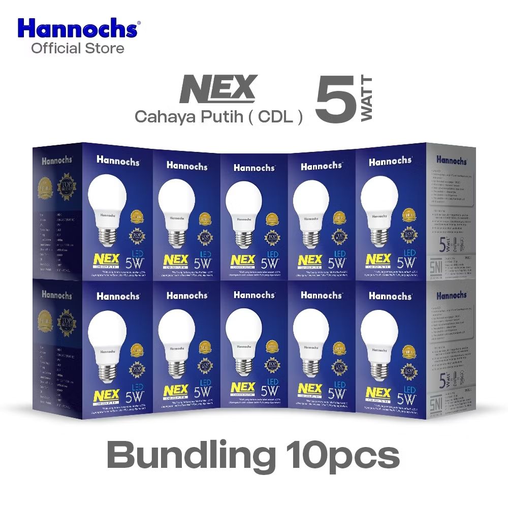margadjaja1's tweet photo. Cek Hannochs Lampu Bohlam LED NEX 5W Cahaya Putih Paket isi 10pcs dengan harga Rp105.899. Dapatkan di Shopee sekarang! https://t.co/aRICeVWfPP https://t.co/S8vTVL8vWA