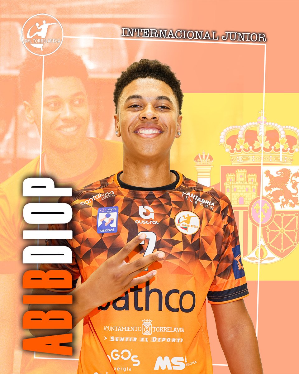 🇪🇸 CONVOCATORIA | Abib Diop, en la lista de los #HispanosJunior para el Torneo 4 Naciones

⭐️ Nuestro pivote del 1ª Nacional recibe su primera llamada de la <a href="/RFEBalonmano/">RFEBalonmano</a>...y también la de <a href="/ASOBAL/">ASOBAL</a> para el partidazo de esta noche

💪 ¡Bravo, Abib!